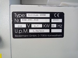 Biedermann RollLam E80W