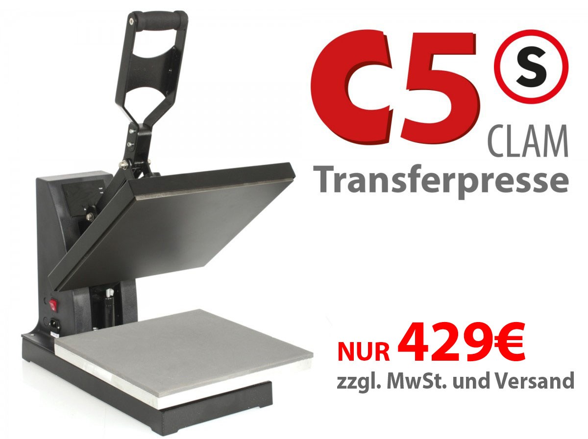 Secabo C5 Clam Transferpresse 38cm x 38cm